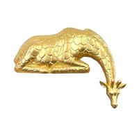 Alfie Francis Over Shelf/Edge Gold Giraffe Ornament Gift Statue Animal Home Sculpture Shelf Decoration Accessories