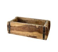 Alfie Francis Vintage Style Wooden Brick Mould Decorative Storage Caddy Box Organiser Rustic Shabby Chic Home Decor Accessories