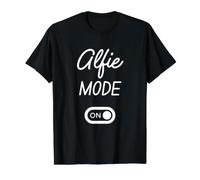 Alfie Mode On Name Value Graphic T-Shirt, Men, Black, XL