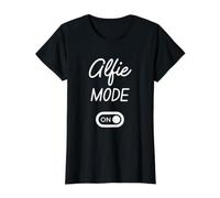 Alfie Mode On Name Value Graphic T-Shirt, Women, Black, L