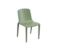 Alfie Side Stacking Office Chair, Moss Green