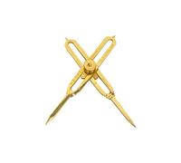 alfiya nautical store Brass Proportional Scale Divider Drawing Tool, 6" Long, Solid Brass, Imperial