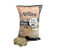 Alflora Organic 1KG Premium Hi-Pro Alfalfa Meadow Hay - 100% Natural - 20% Protein, Fibre and Nutrient Rich - Everyday Use Hay or Chaff - For Rabbits, Gerbils, Hamsters, Guinea Pigs