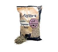 Alflora Organic 1KG Premium Ryegrass Meadow Hay With Beetroot - 100% Natural - 10% Protein, Fibre and Nutrient Rich - Everyday Use Hay or Chaff - For Rabbits, Gerbils, Hamsters, Guinea Pigs