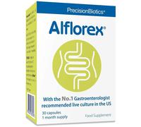 Alflorex Precision Biotics Probiotic 30 Capsules - 35624 Gut-Targeted Strain, Clinically Tested to Prime Digestive Balance