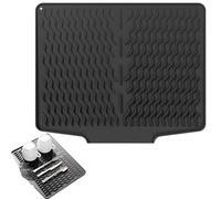 Alfombrilla Para Secar Platos - Esterilla De Cocina Para Escurrir Utensilios, Heat Resistant Antideslizante Plegable Fruta Ollas Sartenes Tazas Organización De Fregadero | Protector Bandeja silico