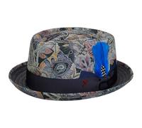 Alfonso D´Este Identity Denim Pork Pie HatD’Este Women/Men - Made in Italy Summer hat Cloth Sun with Lining Spring-Summer Spring - M (56-57 cm) Denim