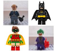 (Alfred Batman Robin Joker) Batman DC Super Hero Mini Figures Fit Lego Sets