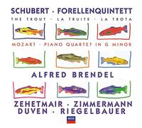 Alfred Brendel Thomas Zehetmair Tabea Zimmerman Richard Duven Peter Riegelbauer - Schubert: Forellenquintett / Mozart: Piano Quartet in G minor