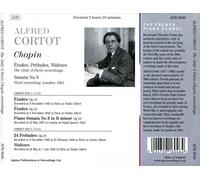ALFRED CORTOT CHOPIN: ÉTUDES; PRÉLUDES; WALTZES; SONATA NO. 3 NEW CD