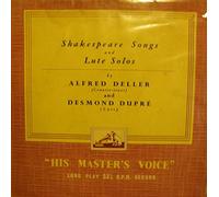Alfred Deller - Shakespeare Songs And Lute Solos