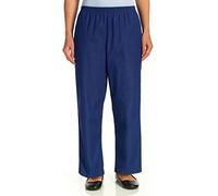 Alfred Dunner Petites' Denim Pull-on Pants 12P Short