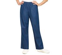 Alfred Dunner Women's Petite Short Denim Jean Pant - Blue - 10 Petite