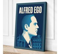 Alfred Ego Vintage Canvas Wall Art Print 18x12 Inch (46 x 30 cm)