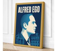 Alfred Ego Vintage Canvas Wall Art Print 30x20 Inch (76 x 51 cm)