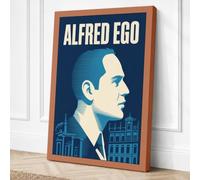 Alfred Ego Vintage Canvas Wall Art Print 36x24 Inch (91 x 61 cm)