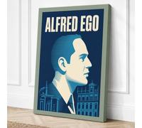Alfred Ego Vintage Canvas Wall Art Print 36x24 Inch (91 x 61 cm)