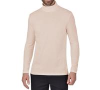 Alfred& Hayle Mens Long Sleeve Fine Jersey Roll Neck Jumper Top (L, Light Camel)