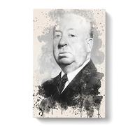 Alfred Hitchcock Canvas Print for Living Room Bedroom Home Office Décor, Wall Art Picture Ready to Hang, 30 x 20 Inch (76 x 50 cm)