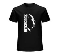 Alfred Hitchcock Mens T-Shirt Black Unisex Mens Tees S