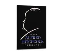 Alfred Hitchcock Presents Canvas Posters Aesthetic Wall Art Decorative Painting Poster Decor Vintage Canvas for Living Room Bed Room 12x18inch(30x45cm) Frame-style