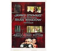 Alfred Hitchcock Rear Window James Stewart Poster/Print/Picture Satin Photo Paper - A4-210mm x 297mm