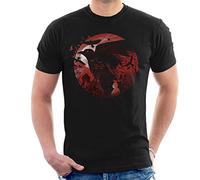 Alfred Hitchcock Silhouette The Birds Men's T-Shirt Black