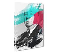 Alfred Hitchcock V2 Canvas Print for Living Room Bedroom Home Office Décor, Wall Art Picture Ready to Hang, 30 x 20 Inch (76 x 50 cm)