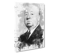 Alfred Hitchcock V3 Canvas Print for Living Room Bedroom Home Office Décor, Wall Art Picture Ready to Hang, 30 x 20 Inch (76 x 50 cm)