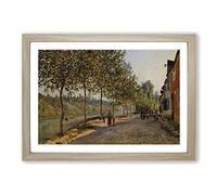 Alfred Sisley June Morning Framed Print | A2 Oak Framed Wall Art | Ready to Hang | Modern Nature Picture | Living Room Bedroom Lounge Office