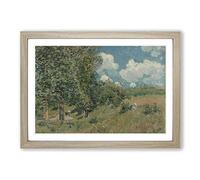 Alfred Sisley Versailles Route Framed Print | A2 Oak Framed Wall Art | Ready to Hang | Modern Nature Picture | Living Room Bedroom Lounge Office