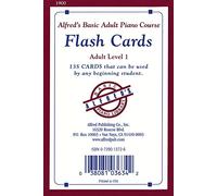 Alfred's Basic Adult Piano Course 1 Flash Cards – Level 1 – Flash Cards