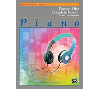 Alfred's Basic Piano Library Popular Hits Complete, Bk 1: For the Later Beginner