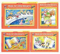Alfred's Music for Little Mozarts Books 1 Set (4 Books) - Lesson Book 1, Workbook 1, Recital Book 1, Notespeller&Sight-Play Book 1