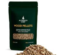 ALFRESCO CHEF Wood Pellets | 100% Pure Hardwood BBQ Pellets | Natural flavours | Perfect for Pizza Ovens and Grills | 3kg Walnut Flavour