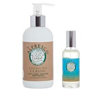 Alfresco Vintage- Natural Insect Repellent 1 x 50ml Classic - Eau De Parfum & 1 x 200ml Classic - Moisturiser Tube with Over 22 Essential Oils - DEET Free - Suitable for All Ages