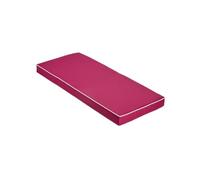 Alfresia 2-Seater Garden Bench Cushion - Replacement Outdoor Bench Seat, Luxury Style, 8cm Thick Luxury Foam Filling, Polyester Case, Quality Guaranteed Wine Red