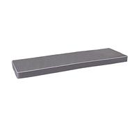 Alfresia 3-Seater Garden Bench Cushion - Replacement Outdoor Bench Seat, Luxury Style, 8cm Thick Luxury Foam Filling, Polyester Case, Choice of Colours, Quality Guaranteed (Grey)