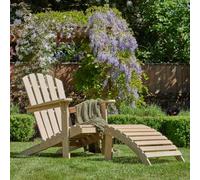 Alfresia Adirondack Chair With Footrest