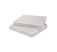 Alfresia Garden Seat Pad Cushions - Set of 2 Small Replacement Outdoor Chair Cushions, Luxury Style, Thick Luxury Foam Filling, Polyester Case, Choice of Colours, Quality Guaranteed (Taupe)