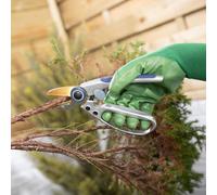 Alfresia Heavy Duty Anvil Carbon Steel Garden Secateurs, Easy Grip Handle And Safety Lock