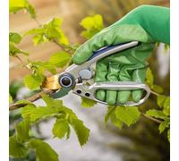 Alfresia Heavy Duty Bypass Pruner Secateurs, Hardened Carbon Steel With Titanium Coating
