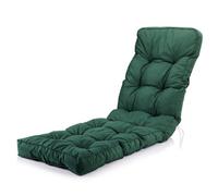 Alfresia Replacement Plain Green Classic Relaxer Garden Cushion