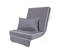 Alfresia Swing Seat Replacement Cushion with Back Rest, Luxury Style Thick Padded Garden Swing Cushion, 100% Water-Resistant Polyester, Cushion Only (Frame Not Included)