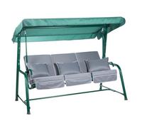 Alfresia Turin Reclining Swing Seat With Grey Luxury Cushions