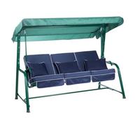 Alfresia Turin Reclining Swing Seat With Navy Blue Luxury Cushions