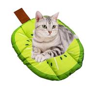 alfyng Pet Dog Pad, Pet Cat Puppy Portable Washable Mat Cute Fruit Pattern Mat Cushion Pad Summer Bed Sleeping Mattress Cushions Dogs Seat (Kiwi)