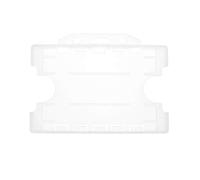 ALG ID Cards | Double Sided/Two Sided ID Card Holder Badge Holder (Clear, 2)