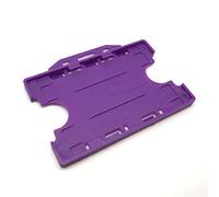 ALG ID Cards | Double Sided/Two Sided ID Card Holder Badge Holder (Purple, 1)