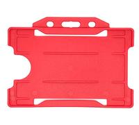 ALG ID Cards | Pack of 25 Single Sided ID Card Holders (Landscape) (Red)